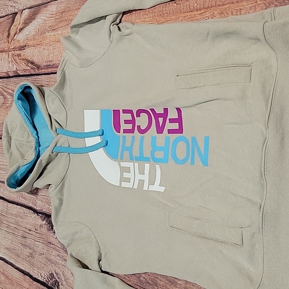 Tan North face hoodie - Picture 3 of 6